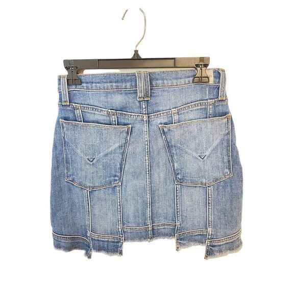 Hudson Weekender Step Hem Denim Mini Skirt size 25 - Picture 3 of 8